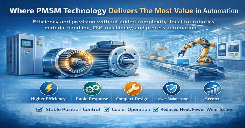 Where PMSM Technology Delivers The Most Value In Automation