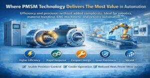 Where PMSM Technology Delivers The Most Value In Automation