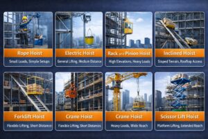 material hoists for scaffolding