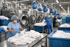 Hospital laundry operations